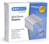 Rapesco 1242 923/32 mm Galvanised Staples, Box of 1,000