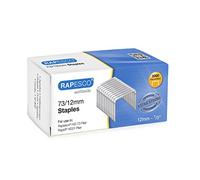 Rapesco 1261 73/12mm Galvanised Staples, Pack of 2000