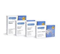 Rapesco 1317 Assorted Galvanised Heavy Duty Type 923 Staples, Pack of 4000 | 4000 Staples Type 923 (1000 x 8 mm, 2000 x 10 mm and 1000 x 12 mm)