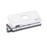 Rapesco 1321 Adjustable 6-Hole Organiser/Diary Punch, 10 Sheet Capacity, White