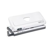 Rapesco 1321 Adjustable 6-Hole Organiser/Diary Punch, 10 Sheet Capacity, White