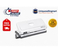 Rapesco 1321 Adjustable 6 Hole Punch White 10 Sheet Diary Planner Organiser