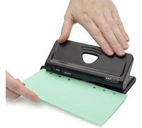 Rapesco 1323 Adjustable 6-Hole Organiser/Diary Punch, 10 Sheet Capacity, Powder