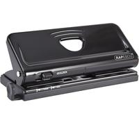 Rapesco 1342 Adjustable 6-Hole Organiser/Diary Punch, 10 Sheet 1, Black