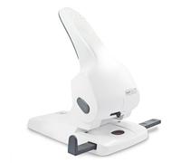 Rapesco 1383 Hole Punch Zero-65 Heavy Duty, 65 Sheet Capacity - White