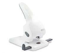 Rapesco 1383 Hole Punch Zero-65 Heavy Duty, 65 Sheet Capacity - White