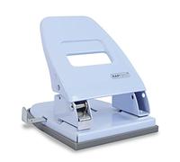Rapesco 1387 Retro Heavy Duty 2-Hole Punch, 35 Sheet Capacity, Powder Blue