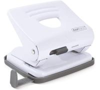 Rapesco 1399 825 2-Hole Metal Punch, 25 Sheet Capacity, White