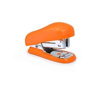 Rapesco 1410 Bug Mini Stapler and 1000 Staples, 12 Sheet Capacity, Orange | Includes 1000 26/6mm Staples
