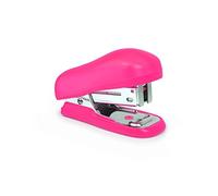 Rapesco 1412 Bug Mini Stapler, 12 Sheet Capacity, and 1000 x 26/6 mm Staples, Hot Pink