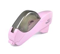 Rapesco 1441 SupaCut Tape Dispenser with 2 Tape Rolls, Candy Pink