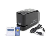 Rapesco 1454 626EL Automatic USB/Battery Stapler with 1000 26/6mm Staples, 15 Sh