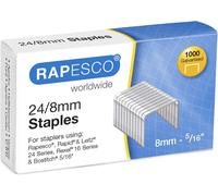 Rapesco 1456 Type 24/8 Mm Galvanised Staples Pack of 1000)