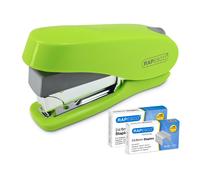 Rapesco 1470 Luna Less Effort Stapler with 2000 Staples, 50 Sheet Capacity, Green