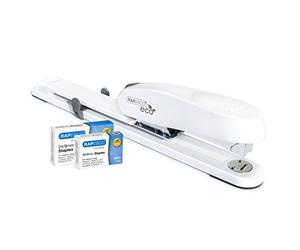 Rapesco 1481 ECO Heavy Duty Long Arm Stapler 790, 2000 Staples | 50 Sheet Capacity, Soft White