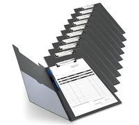 Rapesco 1520A Business Pack: 10 Fold Over Clipboards, A4+, Black