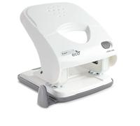 Rapesco 1524 ECO X5-30ps Less Effort 2 Hole Punch, 30 Sheet Capacity, Soft Whit