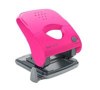 Rapesco 1527 X5-40ps Less Effort 2 Hole Punch, 40 Sheet Capacity, Hot Pink