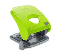 Rapesco 1529 X5-40ps Less Effort 2 Hole Punch, 40 Sheet Capacity, Green