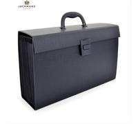 Rapesco 1555 19-Part Expanding Box File Document Organiser, A4+, Black