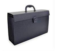 Rapesco 1555 19-Part Expanding Box File Document Organiser, A4+, Black