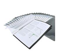Rapesco 1593 Report File, A4, Black, Pack of 25
