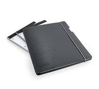 Rapesco 1636 Conference Portfolio Folder and 3 x Refill Pads with 160 Sheets, A4, Black