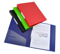 Rapesco Anti-Bacterial A4 2Ring Ring Binder Assrtd PK4