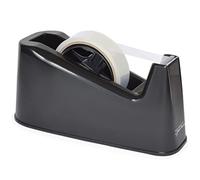 Rapesco 1695 500 Heavy Duty Tape Dispenser with 1 Clear Tape Roll, Black