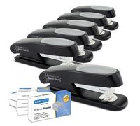 Rapesco 1734 6 ECO Sting Ray Staplers and 6000 Staples, 20 Sheet Capacity