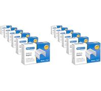 Rapesco 1735 Business Pack: 26/6mm (No.56) Galvanised Staples, 6 Boxes of 5000 (Pack of 2)