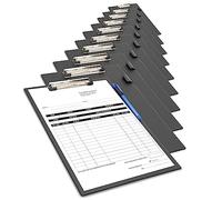 Rapesco 1745 Business Pack: 10 Standard Clipboards, A4+, Black