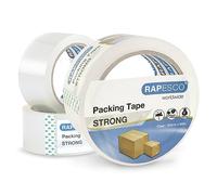 Rapesco 1751 Strong Packing Tape 50mm x 60m, Clear, Pack of 3
