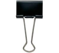 Rapesco 19mm Foldback Clip - Black (Pack of 10, 10 Pieces each)