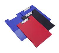 Rapesco A4 Foolscap Foldover Clipboard - Red (Pack of 10)