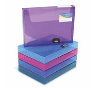 Rapesco Box File, 40mm Blue,Green,Red,Violet,White file storage...