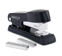 Rapesco A52600B3 Minno Half Strip Stapler, 20 Sheet Capacity, Black