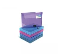Rapesco Box File 40mm. Product colour: Blue Green Red Violet White