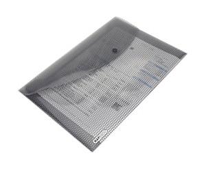 Rapesco Document Wallet A4 Press Stud PP (Polypropylene) 24.1 (W) x 0.2 (D) x 35.4 (H) cm Grey Pack of 5