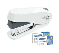 Rapesco Eco Luna Less Effort Heavy Duty Stapler 50 Sheet Capacity w/2000 Staples - White 1467