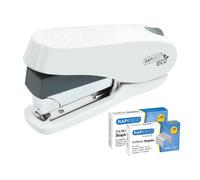 Rapesco Eco Luna Less Effort Heavy Duty Stapler 50 Sheet Capacity w/2000 Staples - White 1467