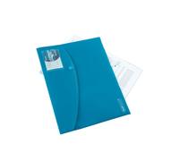 Rapesco Eco Recycled ID Popper Wallet A4 Assorted Bright Solid (Pack of 5) 0701