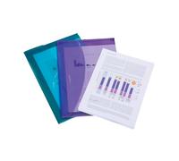 Rapesco Foolscap Popper Wallet Bright (20 Pack) 1494