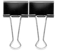 Rapesco FBC320B1 32 mm Foldback Clips, Black, Pack of 20
