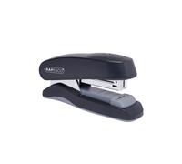 Rapesco Stapler 1064 – Flat Clinch Half-Strip, Heavy Duty, 25-Sheet Capacity, Black
