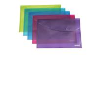Rapesco Foolscap Bright Popper Wallet report cover Polypropylene (PP) Blue