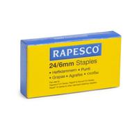 Rapesco Galvanised Staples 24/6 mm, Box of 20,000 - 20 Packs of 1,000 units