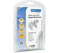 Rapesco Galvanised Staples, Heavy-Duty, AST PK, Silver 1246