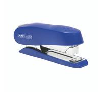 Rapesco Stapler Luna Half-Strip Metal 50-Sheet Heavy-Duty Blue