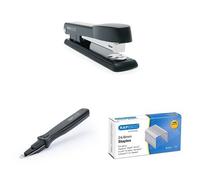 Rapesco Marlin Stapler with 101 Staple Remover and 24/6 Staples Box of 5000